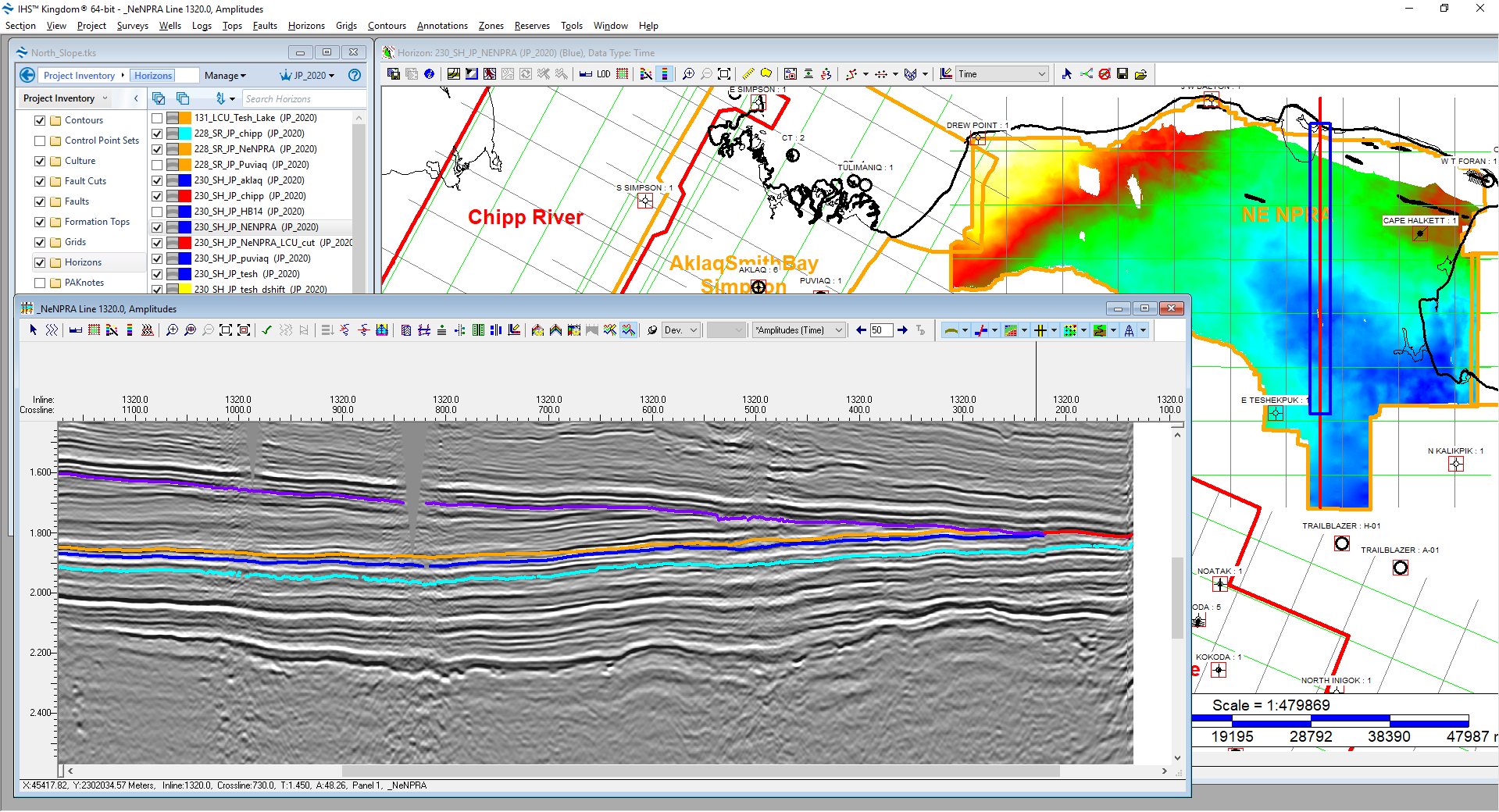 screenshot of seismic